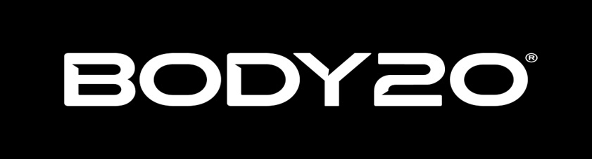 Body20 logo white lettering